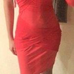 Gianni Bini NWT Over the knee one-shoulder cocktail dress Photo 0