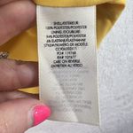 Alice + Olivia  Sz 2 Callie Mini Dress Asymmetrical Drape V-Neck Sleeveless Gold Photo 8