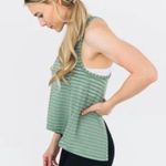 Zyia  Forest Green Nimbus Split Back Workout Tank Top - small Photo 1