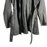 Columbia Pardon My Trench Gray Belted Hooded Windbreaker Rain Jacket Size S Photo 5