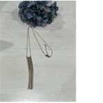 INC Arrow Tassel Pendant Necklace Gold Tone Fashion Jewelry Photo 1