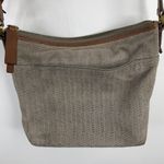 Fossil Leather Crossbody Bag Brown Purse Zippered Pockets Adjustable Travel Bag Photo 4