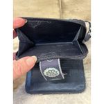 Vera Bradley Wallet Small Blue Floral Design 4”by 4” Zippered Coin, CC And Bill Photo 4