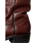 Frye Vtg Leather Red Brown Western Cowgirl Heeled Boots 7.5EE Womens PLEASE READ Photo 12