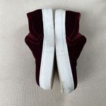 M. Gemi The Cerchio Velvet Sneaker in Red Red Size 7 Photo 4