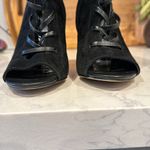 Sam Edelman  Yvie Boot Black Suede lace up sexy avant-garde night out size 7 Photo 2