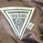 Marvin Richards VINTAGE Marvin Richard’s 80s Chocolate Brown Faux Fur Coat with Hood size Large Photo 4