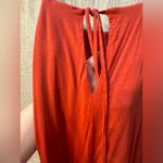 Loft  Red/Orange tie dye bottom Halter Maxi Dress size Large Photo 7