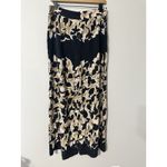 Anthropologie Tracy Reese 100% Silk Wide Leg Palazzo Pants Abstract Print Sz 12 Photo 5