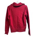 Ralph Lauren Lauren Petite Women's Dark Red Petite Medium Sweater Gold Hardware Photo 6