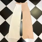Torn By Ronny Kobo NWT Ronny Kobo Two Tone Ribbed Knit Pants Wide Leg Stretchy Beach Clean Girl szM Photo 3