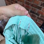 DKNY womens pockets spellout joggers sweatpants mint green large Photo 4