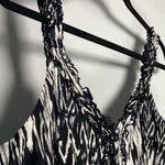 AGB Byer Black White Maxi Dress V Neck Babydoll Boho Chic Aztec Peasant Beach 12 Photo 4