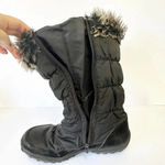 Spring Step  Womens Alpi-Tex Vanish Faux Fur Trim Black Snow‎ Boots Size 39 US 9 Photo 4