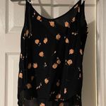 Flynn Skye EUC  black floral camisole tank Photo 2