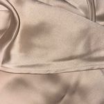 NWT CREAM SILK SATIN DRAWSTRING A LINE SKIRT White Photo 7