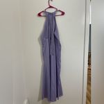 NWT S Deer Womens Sleeveless Halter Tied Jumpsuit with Pockets | Size: XXL Purple Photo 3