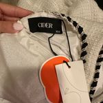 Cider White Tweed Tea Party U-Neckline Mini Dress Photo 3