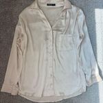 Nasty Gal  Satin Button Down Blouse Photo 0