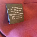 Eliza J Women's Burgundy Shawl Collar Pleated Midi Sheath Party Dress Size 10 Photo 6