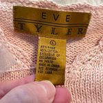 Vintage Eve Tyler Pink Pearl Beaded Sweater Cardigan Button Up Size Large Photo 8