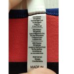 LuLaRoe  NWT Size XS Classic Tee Coral Short Sleeves Navy Blue Trim High Low Top Photo 3