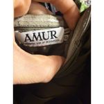 Amur Pleated Strapless Belle Dress Olive green Size 12 Photo 6