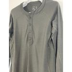 Triple Aught Gray Button Merino Wool Womens Long Sleeve Pullover Size Large Photo 1