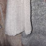 Ellen Tracy  Gray and Tan Open Front Sweater Vest Size Small Photo 1