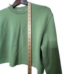 Apparis Isabel Cropped Sweatshirt Women’s Size Small Epson Green Organic Cotton Photo 10