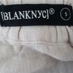 BLANK NYC  cream wide leg pants size small Photo 5