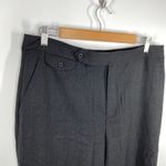 Ralph Lauren Lauren  Dark Grey Wool Blend Bootcut Dress Pants Women's Size 12 Photo 5
