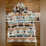 LuLaRoe Regan Hoodie from LR. Geometric neautrals. Size Large Photo 10