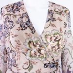 Pendleton  silk floral print wrapped dress, size‎ petite 4 Photo 4