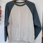 American Eagle Soft Jegging Fit Oversized Sweatshirt Womens Sze Small Colorblock Photo 0