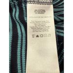 Eddie Bauer Y2K  Striped Teal Thermal Long Sleeve Shirt Medium Outdoors Snaps M Photo 8