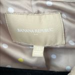 Banana Republic  Trench Coat Cream‎ Belted Tortoise Shell Gold Buttons Classic XL Photo 3