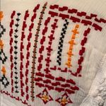 2 Chic Luxe White Bohemian embroidered cardigan SM Photo 5