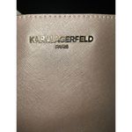 Karl Lagerfeld ‎ Paris Tote Bag Purse Handbag Satchel Shopper Carryall Neutral Photo 6