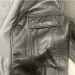 Kenneth Cole Black Leather Jacket Photo 4