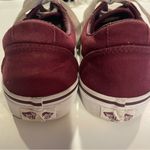 Vans  Ward Burgundy Skate Low Top Sneakers Women’s Size 6.5 Lace Up Photo 6