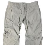 Mountain Hardwear  Cargo Pants Womens 6/38 Khaki Convertible Zip Off Hiking Tech Photo 2