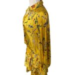 Alexis #700  Floral Ruffle Mini Dress In Yellow garden Photo 5