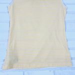 Columbia  PFG Fishing Gear Omni Wick Sleeveless Top Striped Yellow White Medium Photo 5