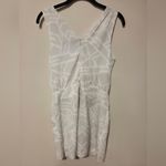 Armani Exchange  White And Gray Geometric Jumpsuit Size 4 Photo 3