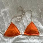 Aerie Orange Bikini Top Photo 0