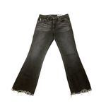 AG Adriano Goldschmied  Jeans‎ Women's 29R Black Jodi High Rise Slim Flare Crop Photo 2