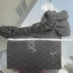 ZARA RUFFLED ASYMMETRIC TOP BLACK EYELET Size L Photo 6