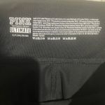 Pink Victoria Secret Small Ankle Legging Black w/ Dark Purple/Mesh Trim Photo 3