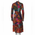 Farm Rio  Leopards Jungle Long Sleeve Dress Small NWOT Photo 2